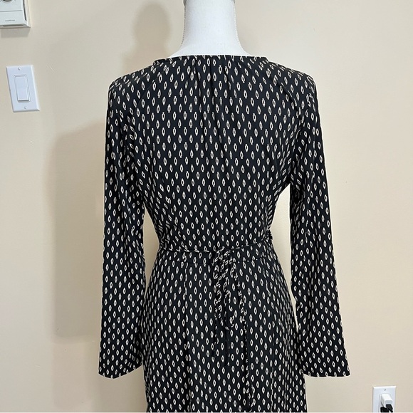 Lulu’s Exclusive Fluent in Stroll Black Wrap Maxi Dress - Picture 11 of 15